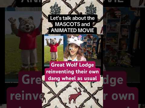 Great Wolf Lodge mascots and animated show lore #lore #greatwolflodge