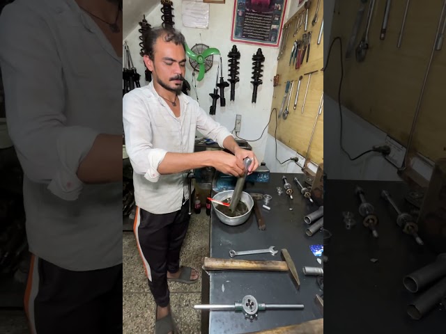 Car Shock Absorber Full Restoration process #youtubeshorts #restoration #shock