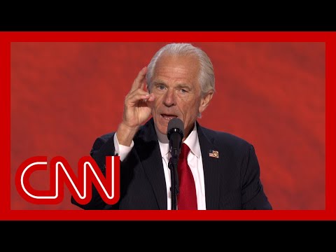 Peter Navarro brings his fiancé onstage at the RNC