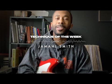 Jamahl Smith Makes a Synth Bass Sound on Bass | Technique of the Week | Fender