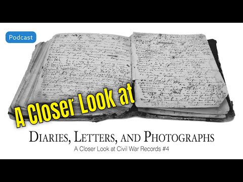 AF-544: Diaries, Letters and Photographs: A Closer Look at Civil War Records #4 | Ancestral
Findings