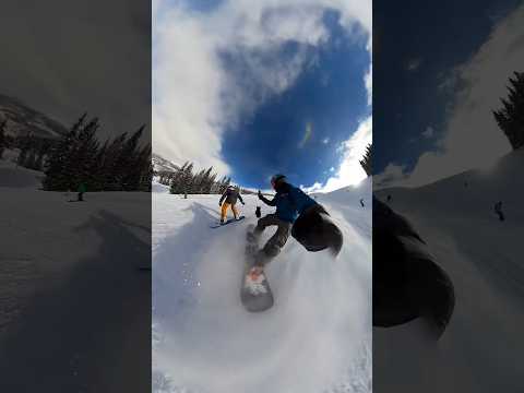 Channeling gimbal god using gopro 360 & iphone 11!🏂 #snowboard #snowboarding #vailskiresort #music