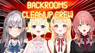 【 Backrooms Cleanup Crew 】バックルームをお掃除するらしい？！怖いんじゃないの、、、？！【音乃瀬奏】#hololiv