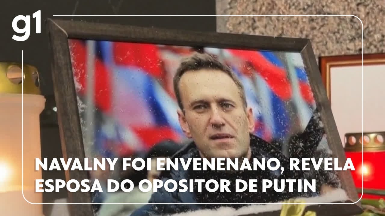 Alexei Navalny morreu envenenado diz esposa do opositor russo