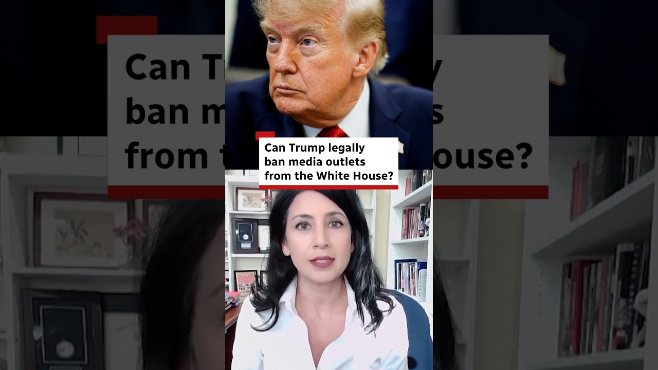 Can Trump legally ban media outlets from the White House?
