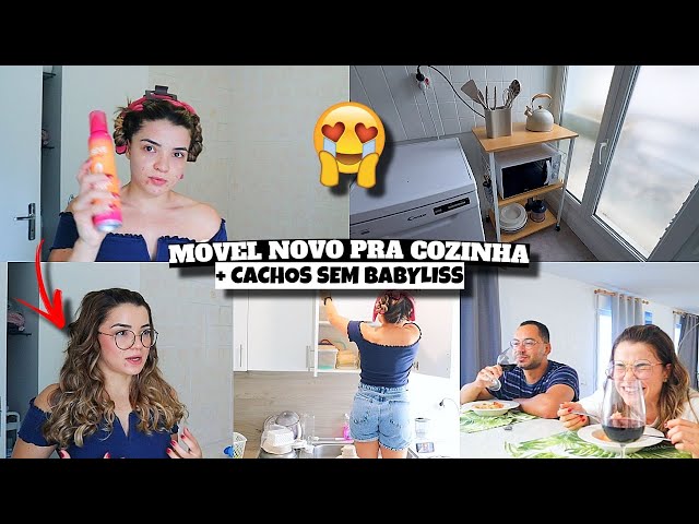 MÓVEL NOVO PRA COZINHA, COMO FAÇO CACHOS SEM BABYLISS, NOSSA SEXTA e muito mais ♥ - Bruna Paula