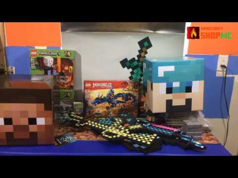 video Đầu Steve giáp kim cương Minecraft siêu chất