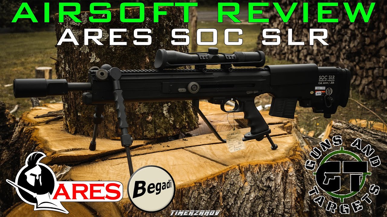 Airsoft Review #69 Otto Repa SOC SLR AEG ARES (GUNS AND TARGETS)