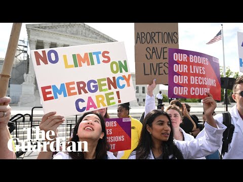 US supreme court hears case on Idaho abortion ban – watch live