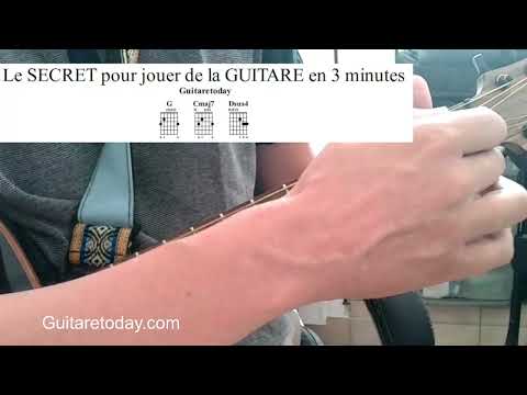 Le SECRET pour jouer de la GUITARE en 3 minutes méthode G C D