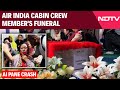 Air India Plane Crash | Air India Cabin Crew Members Funeral In Manipur, Thousands Mourn