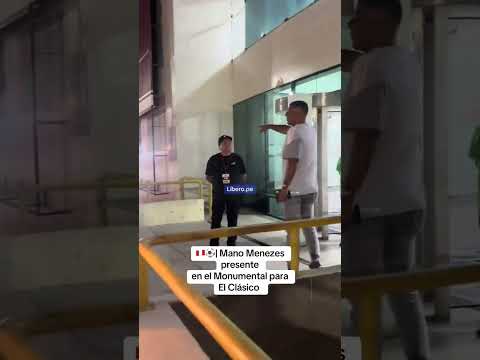 ⚽️🇵🇪 Mano Menezes presente en el Monumental para ver el Universitario vs Alianza Lima | Líbero