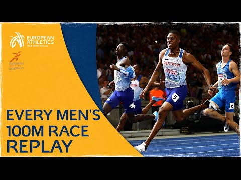 MARVELLOUS Racing - Every Men’s 100m Race Berlin 2018