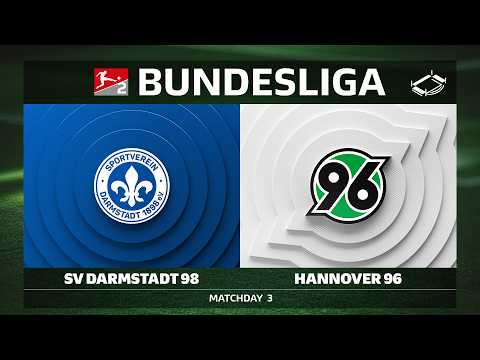 LIVE 🔴 SV Darmstadt 98 vs. Hannover 96 | Matchday 3 - Bundesliga 2 2026/27