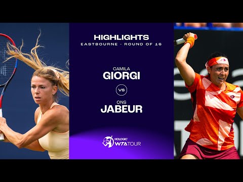 Camila Giorgi vs. Ons Jabeur | 2023 Eastbourne Round of 16 | WTA Match Highlights