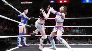 【iceribbon】バニー及川、石川奈青vsYappy、真白優希【e-sports 愛川興行プロレス】