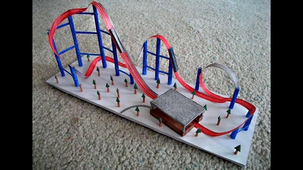 Paper Model Of A Roller Coaster YouTube