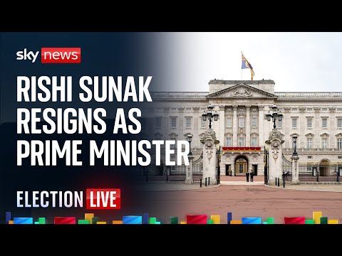 Watch live: Outside Buckingham Palace ahead of Sunak and Starmer arrivals