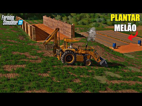 Fazenda simulada #26 | Construí nossa horta e silo trincheira | Farming simulator 22