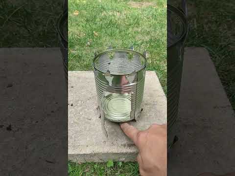 Camping Tips 💯Camping Stove #outdoors #lifehacks #bushcraft #camping #campfire #diy #shorts #viral