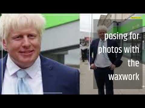 Boris Johnson's wax statue placed outside 'find a job' centre after he resigns as UK PM