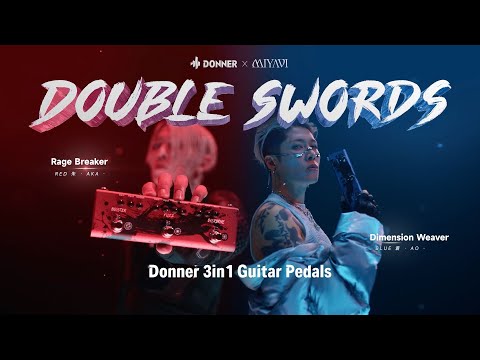 MIYAVI Signature Effects Pedal | Double Swords | Donner (Official Teaser)
