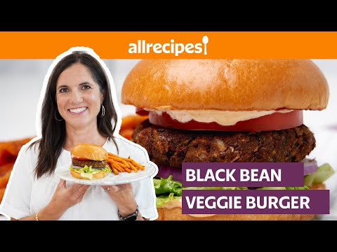 How to Make Homemade Black Bean Veggie Burgers | Get Cookin' | Allrecipes.com