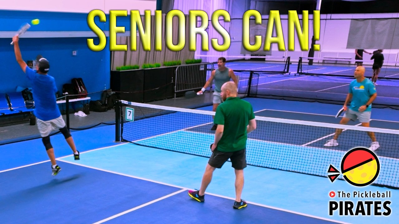 This is What Senior 5.0 Pickleball Men's Doubles Looks Like