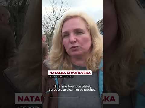 Video shows the moment a Russian drone hit an apartment in Ukraine | AJ #shorts