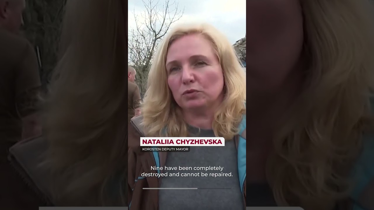 Video shows the moment a Russian drone hit an apartment in Ukraine | AJ shorts