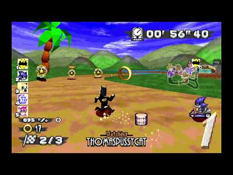 【Ring Racers】 batman if he was in Sonic R (1997)