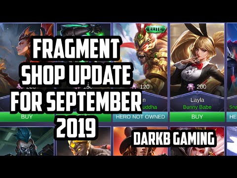 Fragment Shop Update for September 2019 | Akazonae Samurai | Mobile Legends