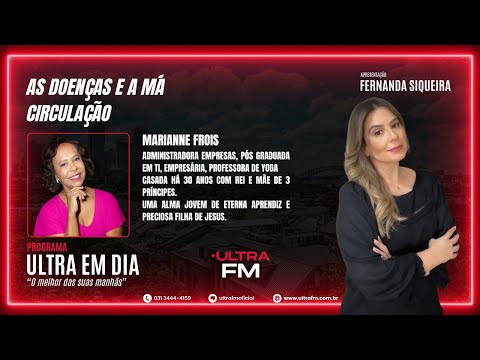 🎙️ RÁDIO ULTRA FM Apresenta:📻🌞 Ultra em Dia 🎙️O melhor das suas manhãs 🌞