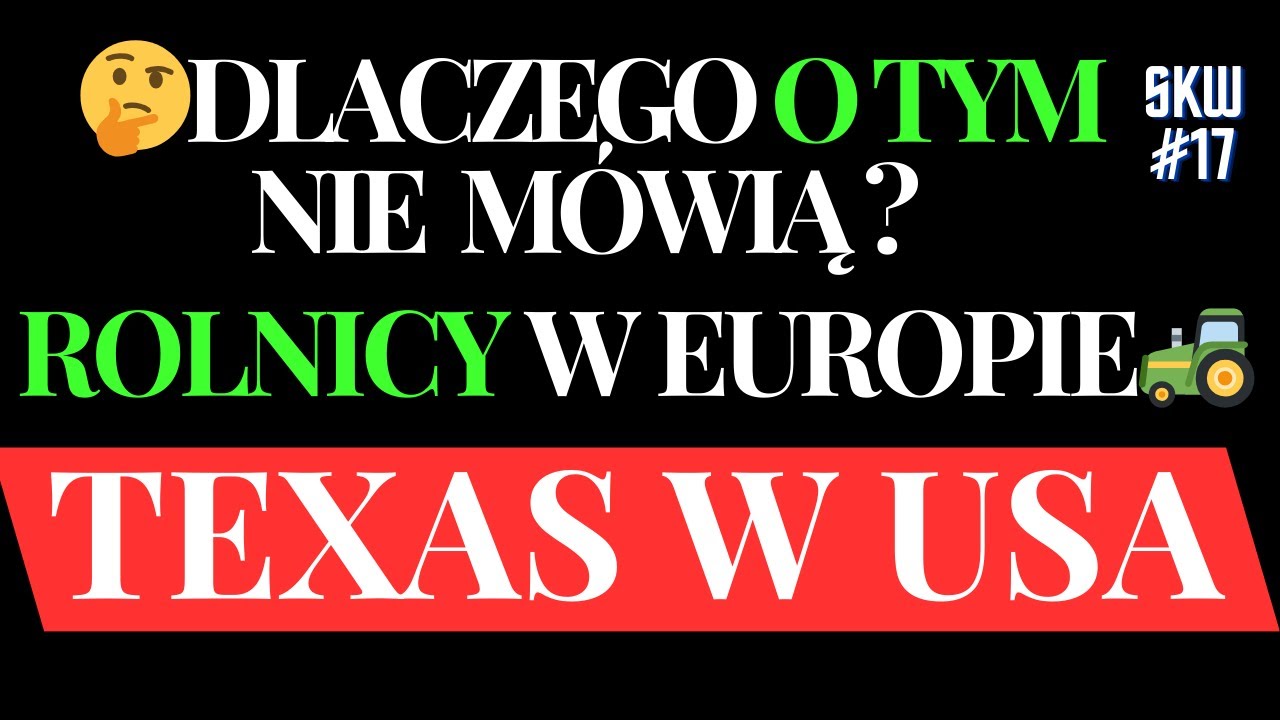 🤔DLACZEGO O TYM NIE MÓWIĄ ? 🇺🇸PRAWO STANOWE VS FEDERALNE,🇪🇺 UNIA VS 🇵🇱POLSKA🤠 TEXAS RULES - SKW 17