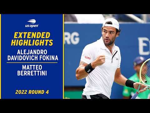 Alejandro Davidovich Fokina vs. Matteo Berrettini Extended Highlights | 2022 US Open Round 4