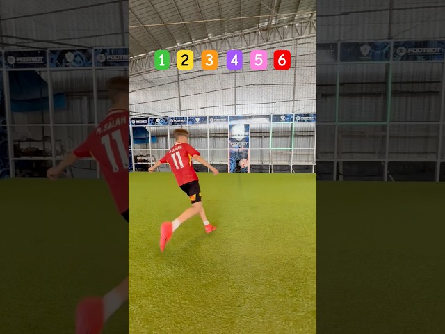 Precision & Power: Salah Fan vs Target Side Volley Challenge! 🎯👟⚽