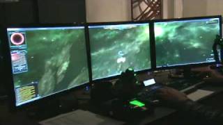 Jumpgate Evolution - Graphics Montage - 3 monitors