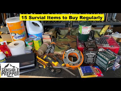 15 Survival Items to Buy Regularly: Prepper School Vol. 40