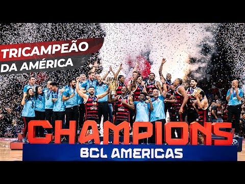 FLAMENGO É TRICAMPEÃO CONTINETAL DE BASQUETE!