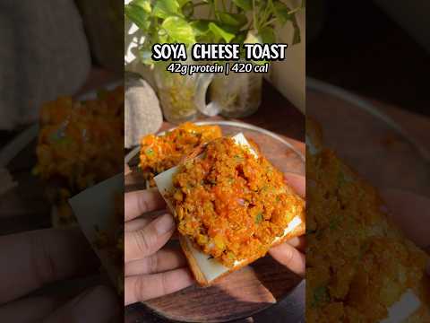 Soya cheese <strong>toast</strong> #soya #<strong>toast</strong> #breakfast #protein # #youtubeshorts #recipe #shorts #food #cheese