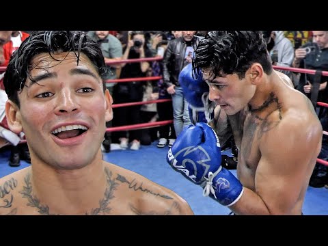 In the ring w/ ryan garcia • crazy aggressive workout vs. Devin haney | dazn boxing ppv