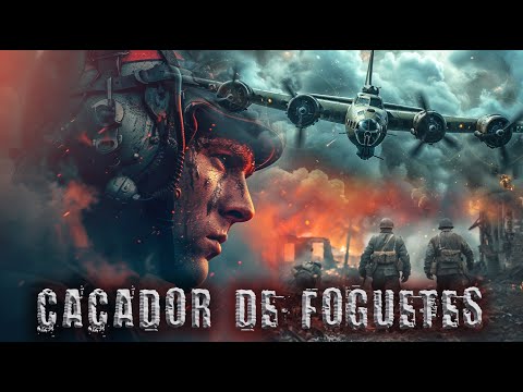 UM FILME DE AÇÃO VIOLENTO SOBRE UM PILOTO DE B-17 🔴 Caçador de foguetes 🔴 em português