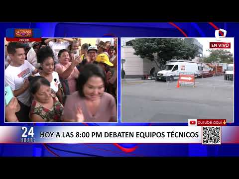 Segunda vuelta: equipos técnicos de Fuerza Popular y Juntos por el Perú debaten esta noche