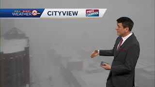 Kansas City experiencing blizzard conditions