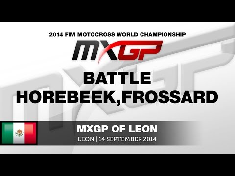 MXGP of Leon 2014 van Horebeek & Frossard Battle - Motocross 