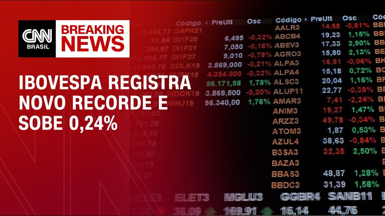 Ibovespa atinge novo recorde e sobe 024 nesta sexta 4 | CNN 360º