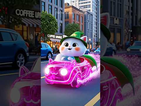 Wizard Kitten’s Relaxing Day Off #cat #cutecat #shorts #animation