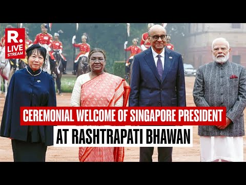 Singapore President Tharman's India Visit LIVE: Ceremonial Welcome at Rashtrapati Bhawan