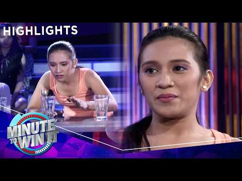 Misty, hindi nalampasan ang P100,000 challenge na 'Spoon Frog' | Minute To Win It