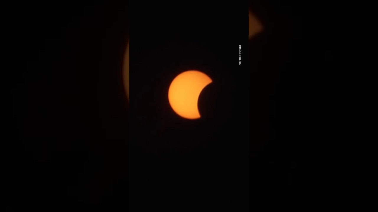 L’éclipse solaire totale en Espagne filmée depuis un avion